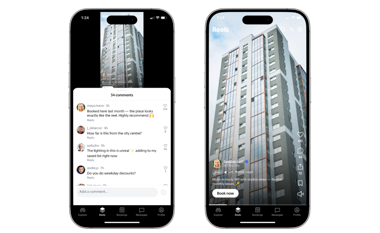 Booking App preview 3