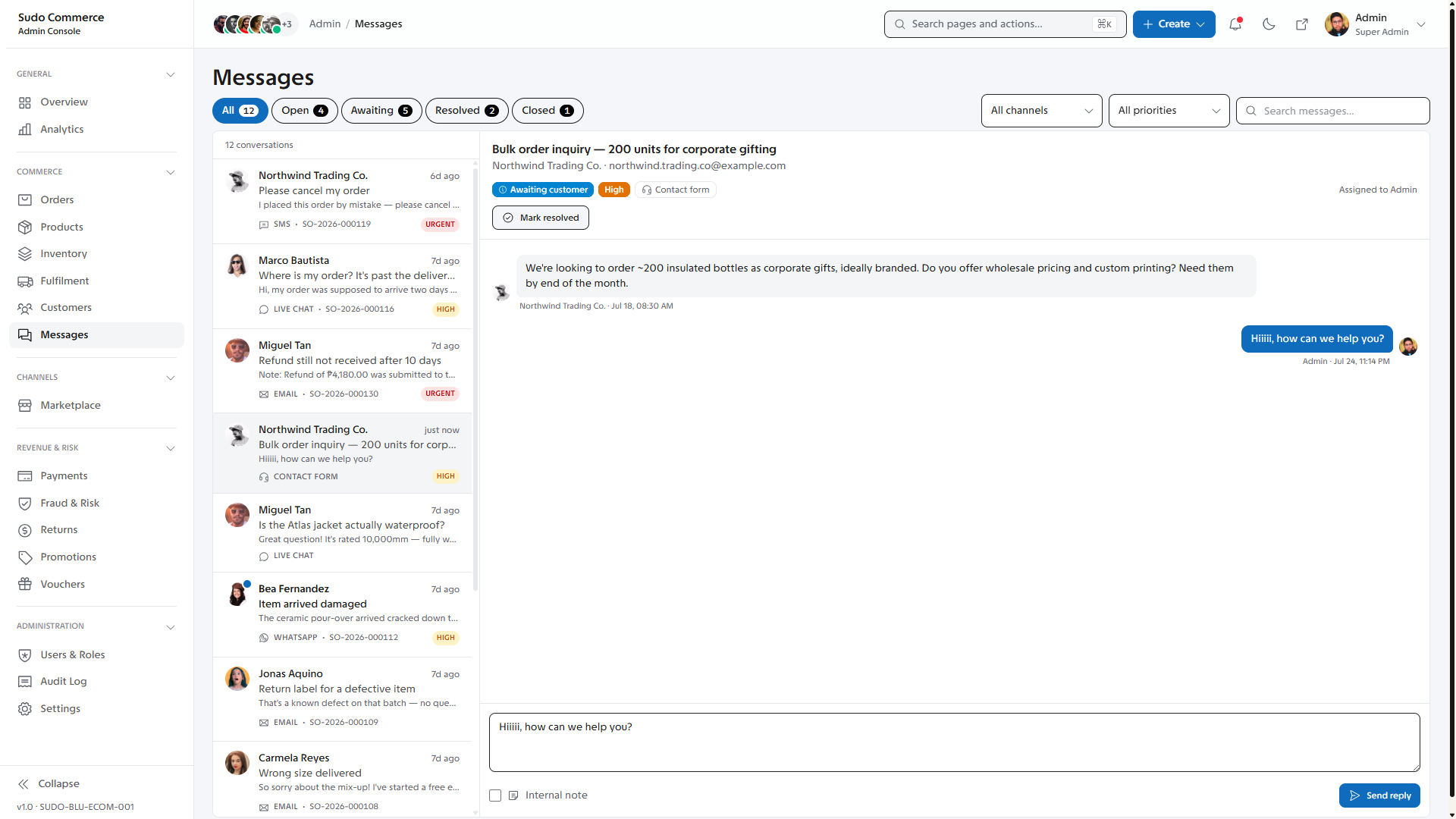 Ecommerce Admin Dashboard Template preview 7