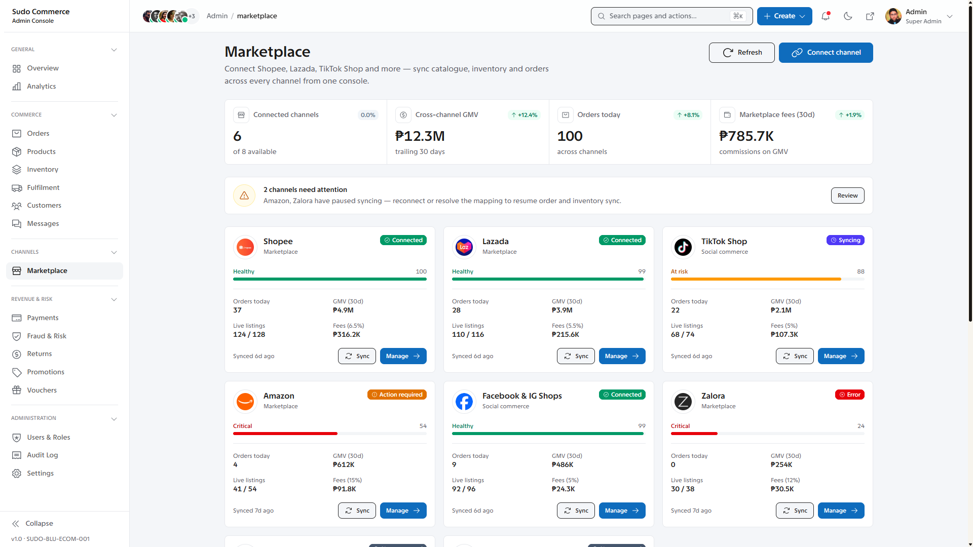 Ecommerce Admin Dashboard Template preview 8